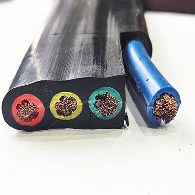 Rubber Flex Cable Corrosion Resistance EPR Insulation Flat Power Wire