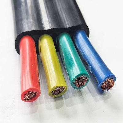 Wear Resistance Flat Rubber Sheathed Cable Waterproof For Large Mobile Devices