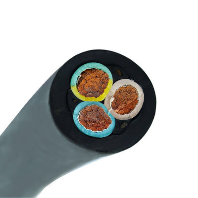 Water Resistance Submersible Pump Cable Rubber Sheathed High Durability