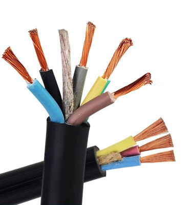 Customization Waterproof Rubber Flexible Cable H07RN-F For Industrial Power Supply