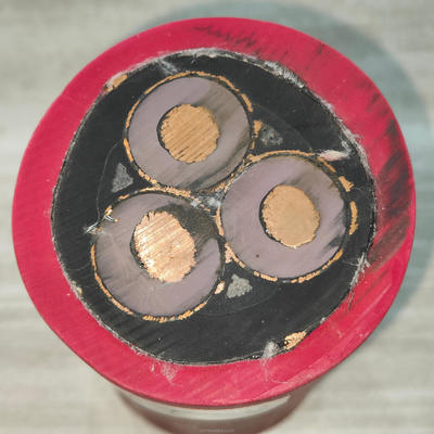 6/10KV High Voltage Flexible Cable Mining Wire Metal Shield Oil Resistance