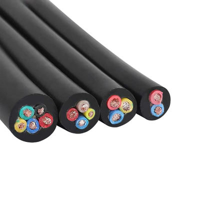 Submersible Power Cable 2 3 4 5 6 Core 0.75MM 1.5MM 2.5 MM Submersible Cable