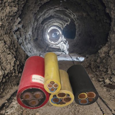 HV 6/10KV Flexible Mining Power Cable MYPTJ Underground Electrical Cable