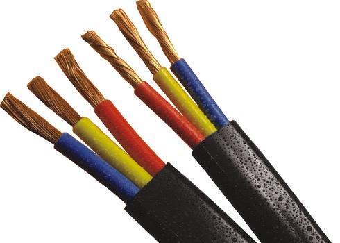 450/750V Flat Rubber Cable Stranded Pure Copper Conductor Customized Size