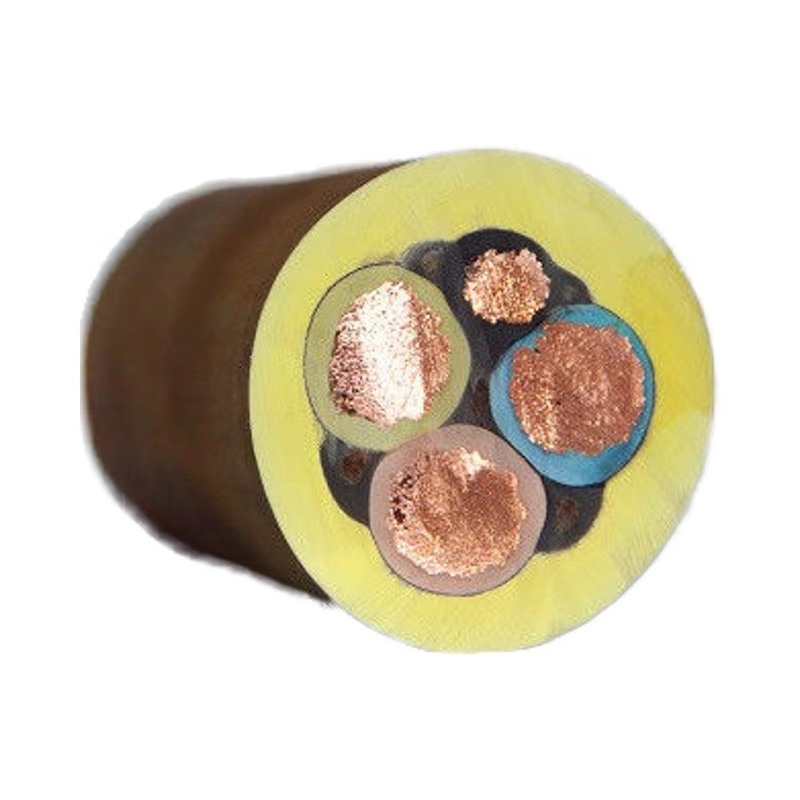 ISO9001 Certified Anti Corrosion Flexible Rubber Cable For Underground Coal Mine