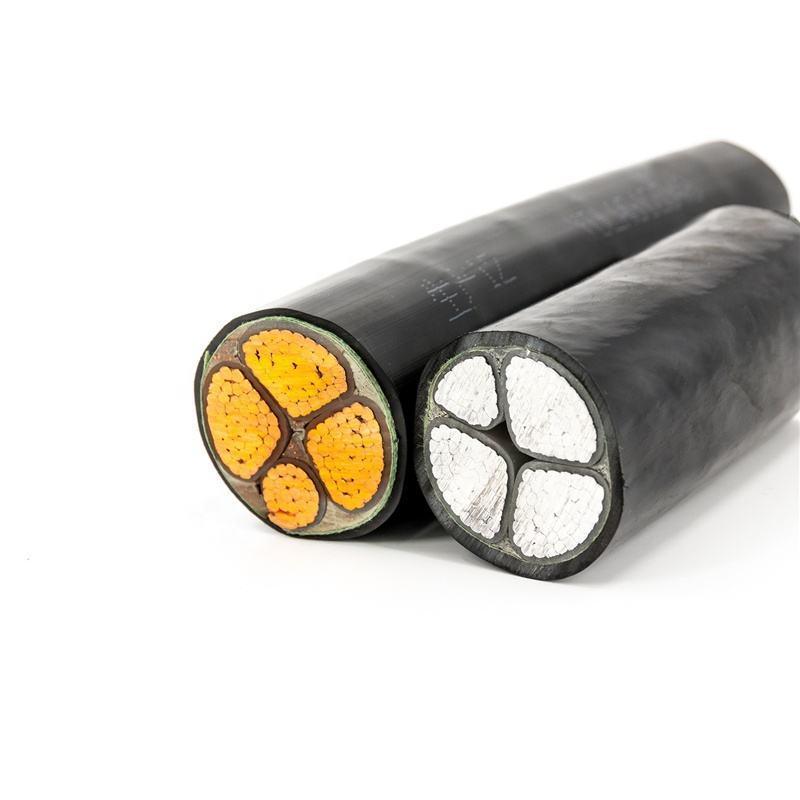 Solid Copper / AL Core Low Smoke XLPE Power Cable Underground Power Cable