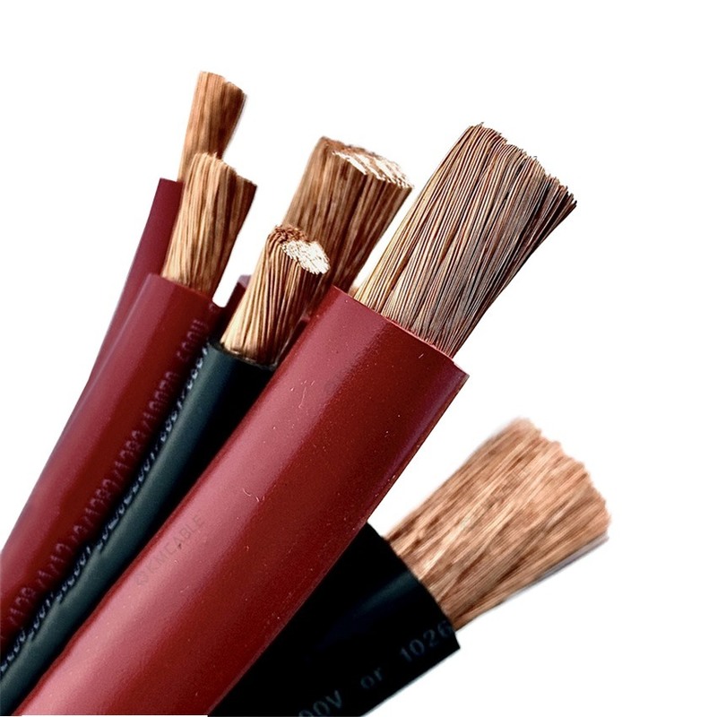 Good Conductivity Rubber Welding Machine Stranded Copper Core Rubber Sheathed Cable