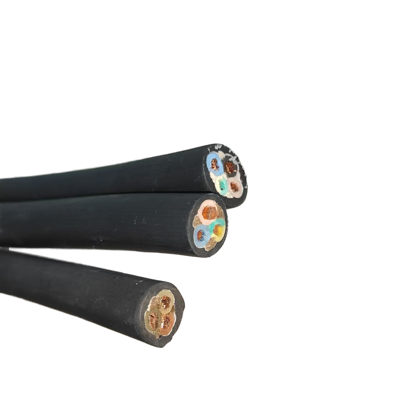 Heavy Duty H07RNF Rubber Flexible Cable With Customizable Size Outdoor Use