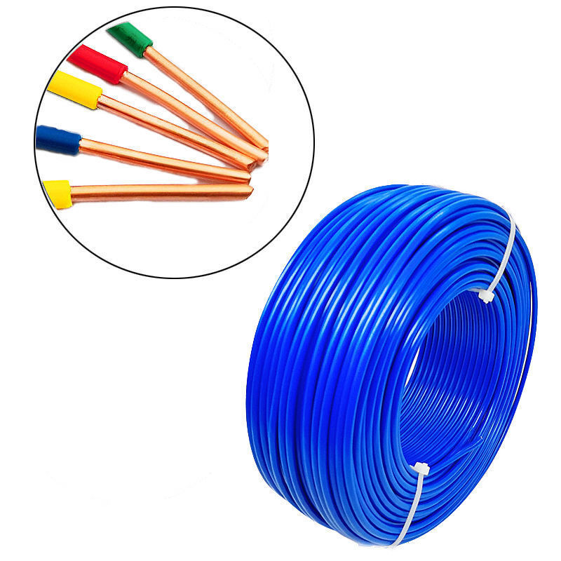 Flame Retardant BV BVR Single Core Wire with Bare Copper Conductor and PVC Insulation for Construction Household Use