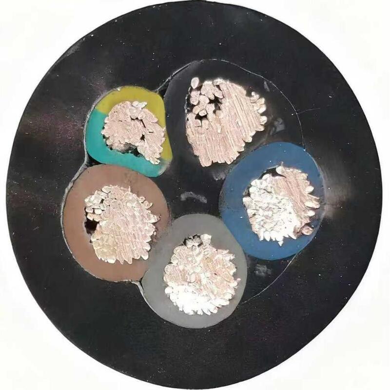 JHS Cable 450/750V Rubber Insulation 16A Rated Current Waterproof Submersible Pump Power Cable