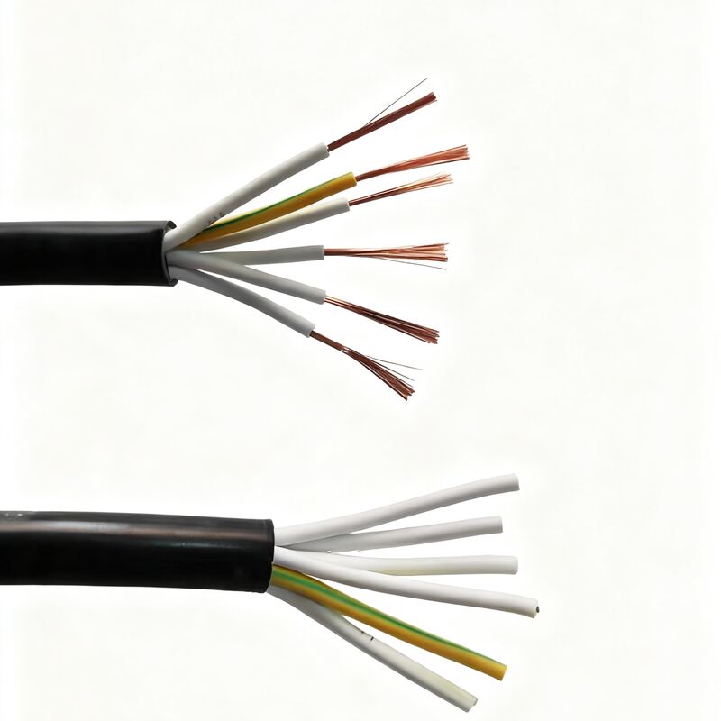 KE FEI TE RVV Copper Conductor Power Cable 300/500V Rated Voltage Multi-core (2-5) PVC Sheathed for Home Appliances