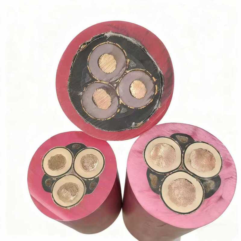 MYPTJ 8.7kV Copper Conductor Rubber Low Voltage Power Cable Flexible Metallic Screen 6mm for Coal Mine Mining Application