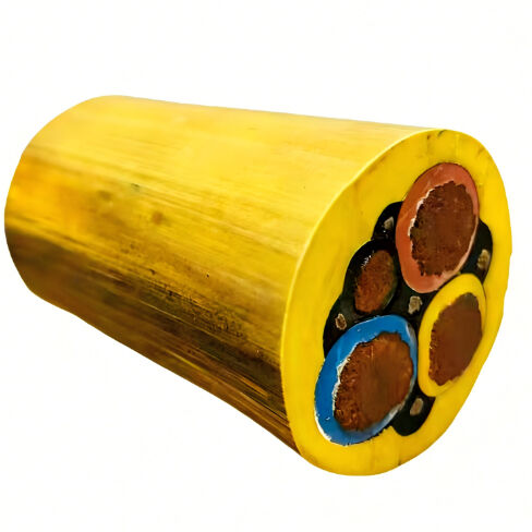 MYP Copper Mine Shielded Power Cable Rubber Insulation 500m Length for Underground Coal Mine Use