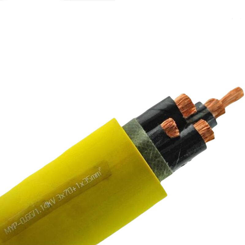 MYP Copper Mine Shielded Power Cable Rubber Insulation 500m Length for Underground Coal Mine Use