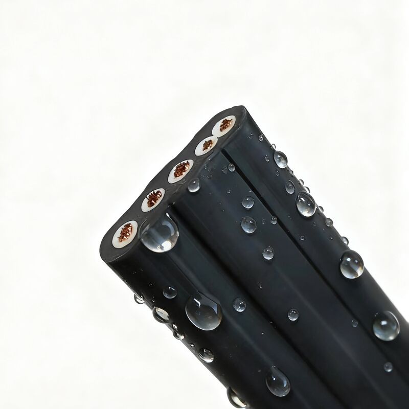450/750V Flat Rubber Cable with EPR Insulation for Industrial Use in Lifting and Mobile Equipment