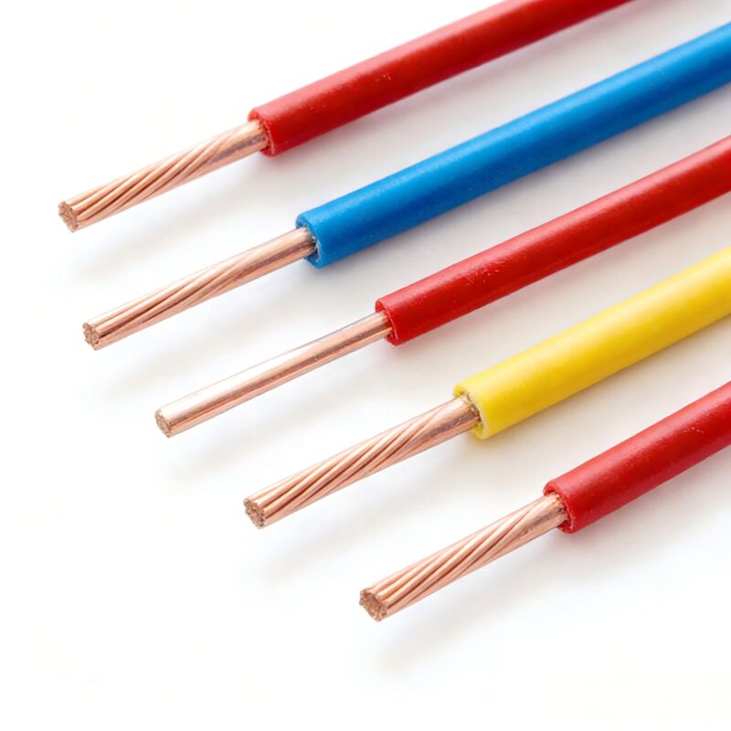 BVR-Kabel mit blankem Kupferleiter und PVC-Isolierung für 450/750V Niederspannungsanwendungen