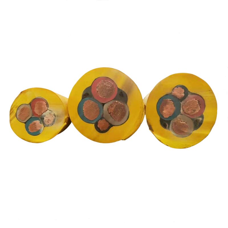 MCP 0.66/1.14 Câble d'alimentation minière basse tension aérien flexible gainé de caoutchouc blindé pour haveuse à cuivre