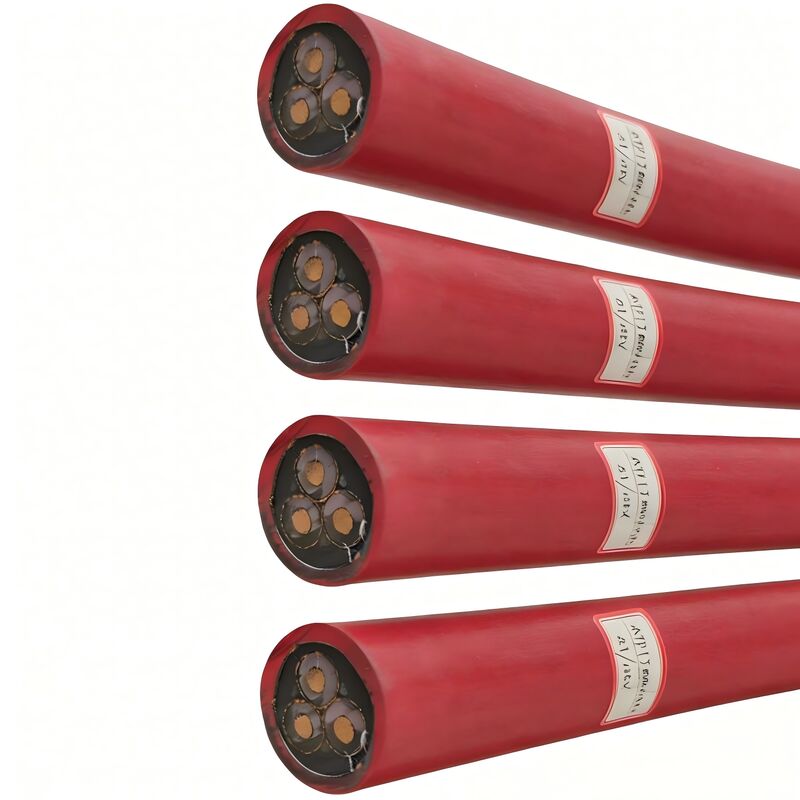 MYPTJ 6/10KV Coal Mine Mobile Metal Shielded Tinned Copper Stranded IP67 Rated 500m Monitoring Rubber Sheathed Flexible Cable