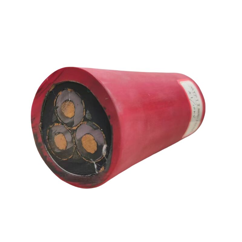 MYPTJ 6/10KV Coal Mine Mobile Metal Shielded Tinned Copper Stranded IP67 Rated 500m Monitoring Rubber Sheathed Flexible Cable