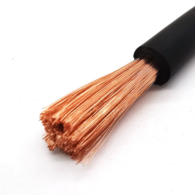 Pure Copper Stranded Flexible Welding Cable with Wear Resistance and High Temperature Resistance for Industrial Use