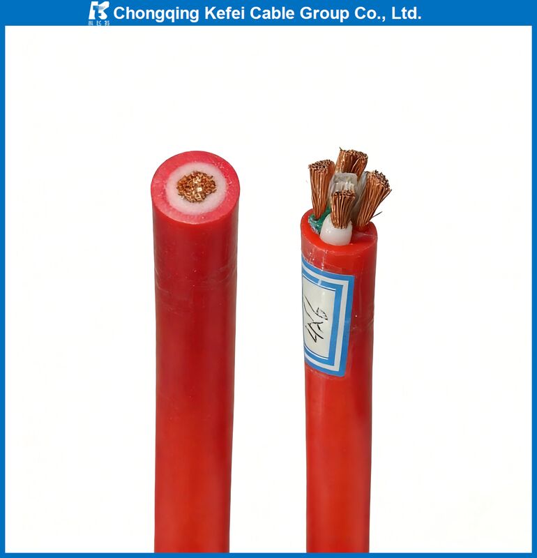 High-Temperature Resistant Flexible Silicone Cable with Corrosion Resistance and Customizable Size for Industrial Applications