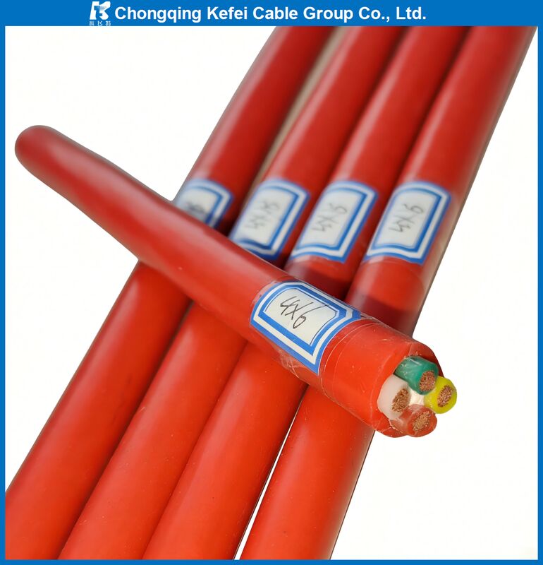 High-Temperature Resistant Flexible Silicone Cable with Corrosion Resistance and Customizable Size for Industrial Applications