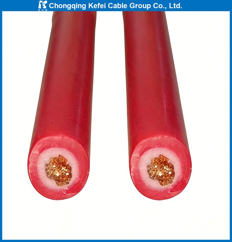 High-Temperature Resistant Silicone Rubber Cable with Copper Conductor and Customized Size for Industrial Applications