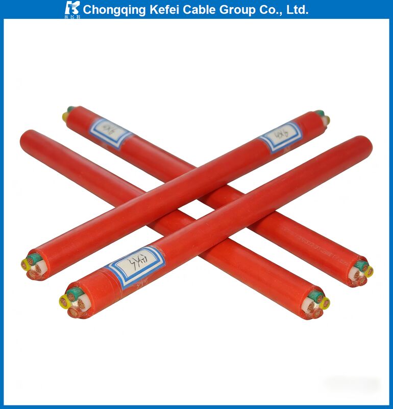 High-Temperature Resistant Silicone Rubber Cable with Copper Conductor and Customized Size for Industrial Applications