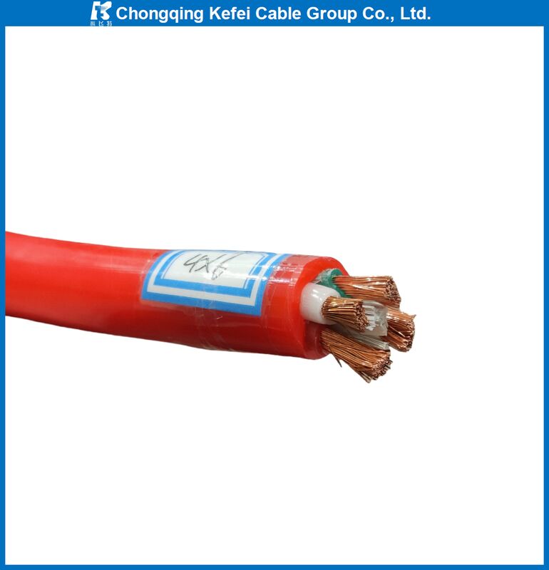 Silicone Rubber Insulated Cable 2/3/4/5/6/7/10 Cores 4/6/10/16/25/35/50mm2 Heat-resistance YGC for Welding Machines