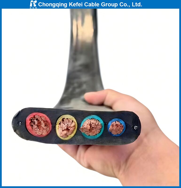 YFFB Stranded Copper High Quality Flexible Flat Elevator Lifting Cable Coil Low Voltage 450V/750V Rubber Insulation