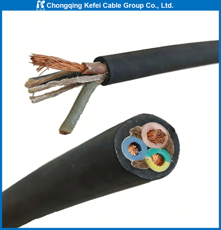 450/750V Rated Oil and Tensile Resistant Rubber Flexible Cable for Harsh Environments