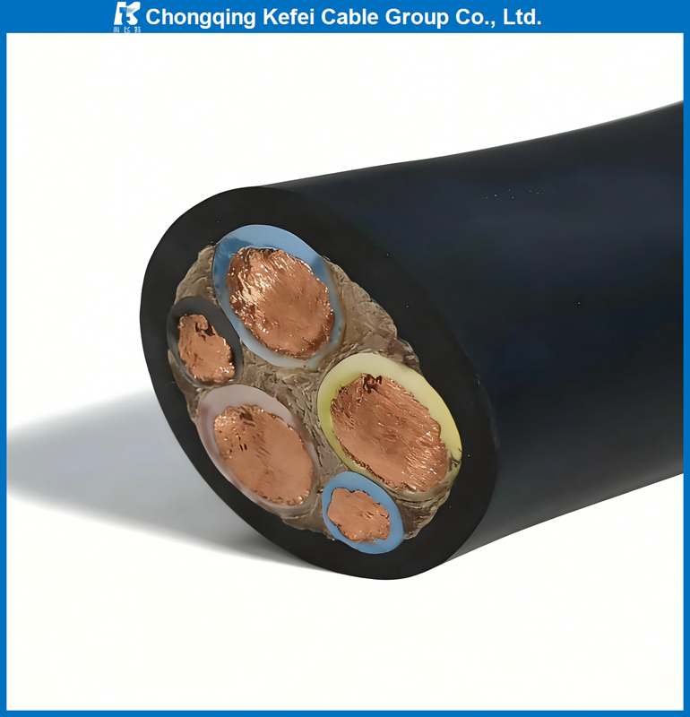 H07RN-F Rubber Sheathed Cable with EPR Insulation for Oil and Wear Resistance in Heavy-Duty Applications