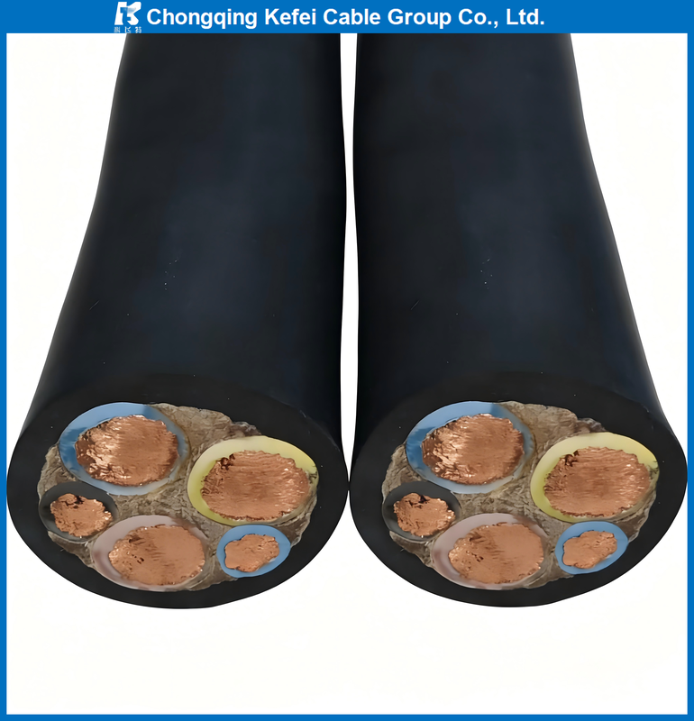 H07RN-F Rubber Sheathed Cable with EPR Insulation for Oil and Wear Resistance in Heavy-Duty Applications
