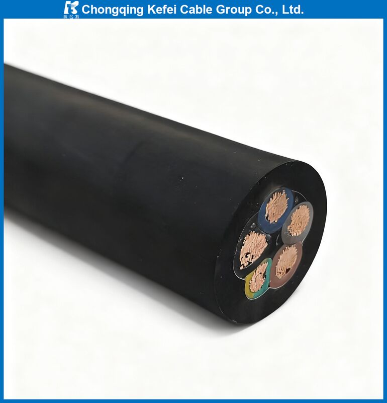 Cable en caoutchouc étanche avec isolation EPR et conducteur de cuivre en filets pour pompes submersibles de 450/750V