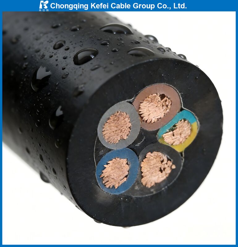 JHS Series Waterproof Submersible Pump Cable with EPR Insulation and 450/750V Rated Voltage for Multi-Core Flexibility