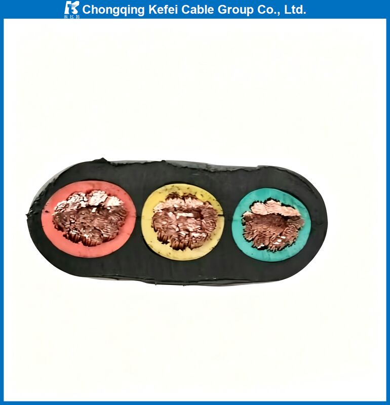 450/750V EPR Insulation Stranded Copper Conductor YFFB Flat Rubber Cable for Industrial and Lifting Machinery