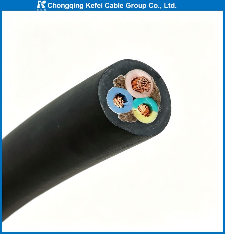 Weather Resistant H07RN-F Rubber Sheathed Flexible Cable with EPR Insulation and Stranded Copper Conductor for Outdoor Use