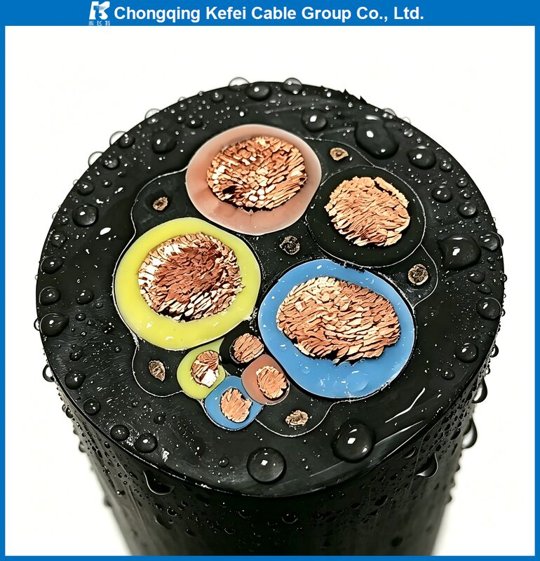 Industrial Grade JHS Submersible Power Cable Waterproof Rubber Flexible Wire for Sewage Pumps