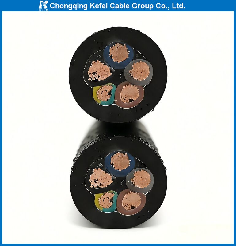 Industrial Grade JHS Submersible Power Cable Waterproof Rubber Flexible Wire for Sewage Pumps