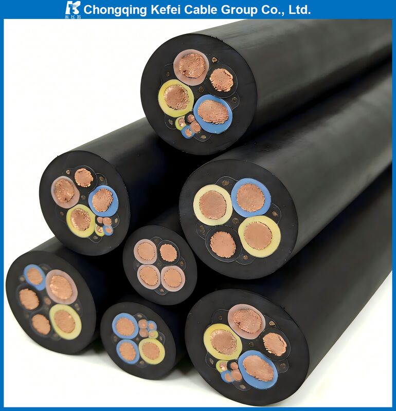 Reliable JHS 450/750V Waterproof Rubber Sheathed Cable for Submersible Pumps and Deep Well Use 