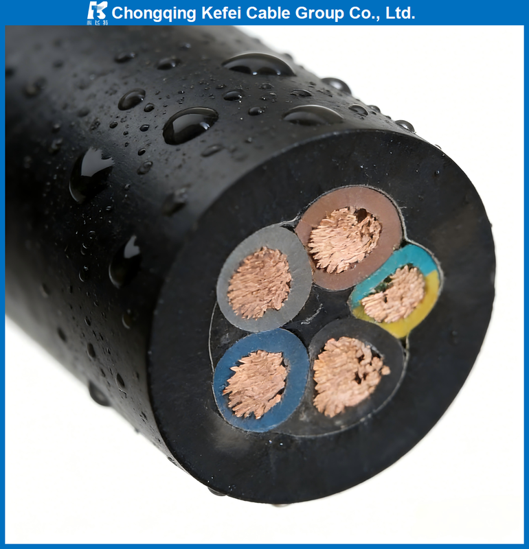 JHS Multi Core Waterproof Submersible Rubber Cable for Underwater Equipment and Motor Leads 