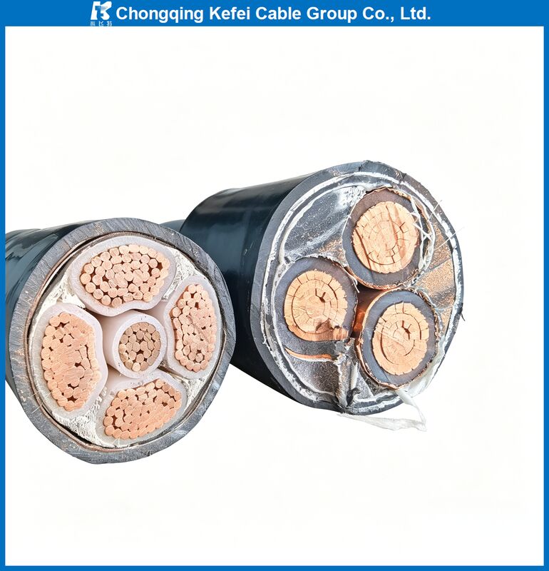 Low Voltage YJV22 XLPE Insulated Steel Tape Armored Power Cable for Construction Projects