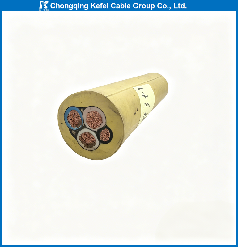 MYP Shielded Rubber Soft Cable 0.66/1.14kV for Mobile Coal Mining Machines High Strength Flame Retardant Underground Cable