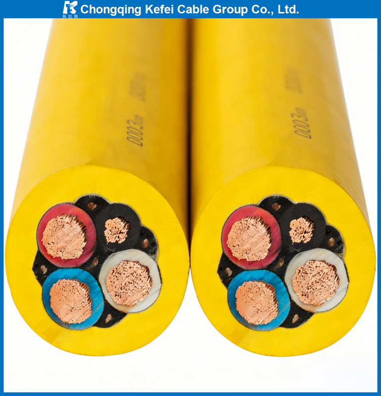Premium MYP 0.66/1.14kV Mining Cable Mobile Shielded Rubber Sheathed Soft Cable Flame Retardant Wear Resistant Power Cable