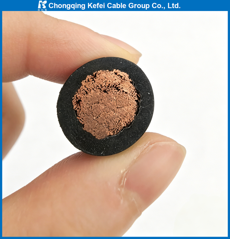 Professional YH Welding Cable 25mm 35mm 50mm Rubber Sheathed Soft Copper Cable for Secondary Side Welding Machine Wiring Systems