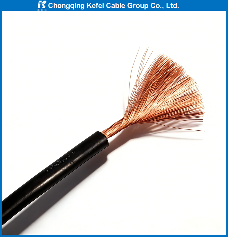 Professional YH Welding Cable 25mm 35mm 50mm Rubber Sheathed Soft Copper Cable for Secondary Side Welding Machine Wiring Systems