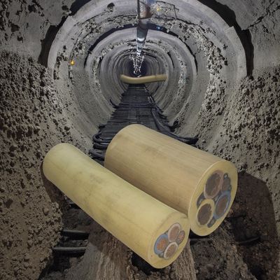 Heavy Duty Rubber Sheath Yellow Mining Cable For Underground Coal Mine Applications