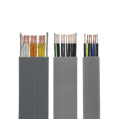 450V Industrial Elevator Traveling Cable Custom Size Flat Power Cable