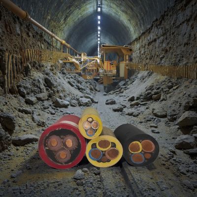OEM Heavy Duty Flexible Cable Mining Cable For Mobile Equipment In Coal Mines