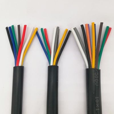 Low Voltage Pure Copper PVC Sheathed Cable Flexible Electric Cable 0.3-10mm2 For Household